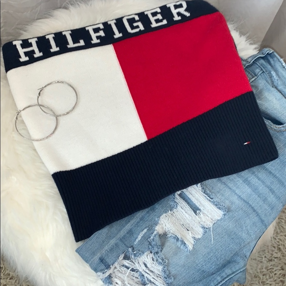Tommy Hilfiger Crochet Tube Top